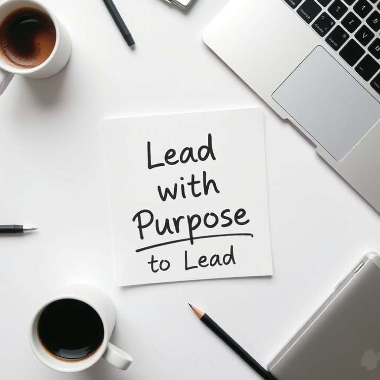 Inspirational leadership quote on desk symbolizing motivation and leadership vision - Leadership Tips