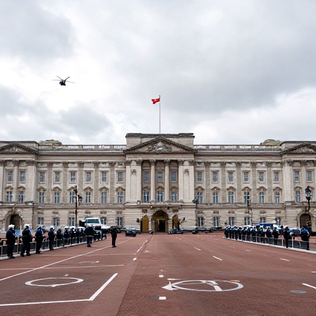 Central London under heavy police lockdown during a royal security crisis - The Hawk is Dead